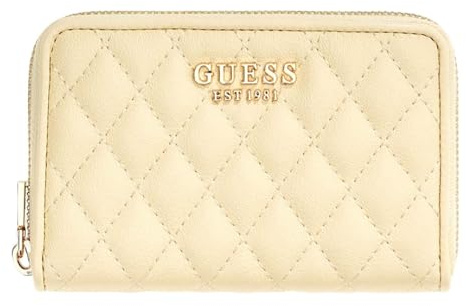 GUESS Geldbörse Atabey SLG Medium Zip Around Wallet Yellow hellgelb