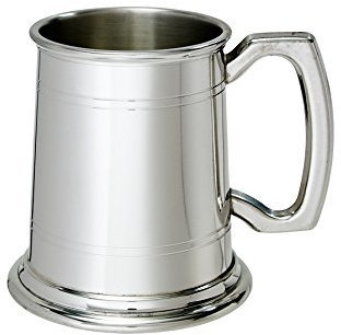 Wentworth Pewter – Half Pint standard doppio in peltro pinta, boccale di birra
