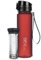 720°DGREE Trinkflasche Kinder 500ml “uberBottle“ softTouch +Früchtebehälter - Auslaufsicher, BPA-Frei - Schlanke Tritan Wasserflasche für Schule, Sport, Fitness - Leicht, Stoßfest, Wiederverwendbar