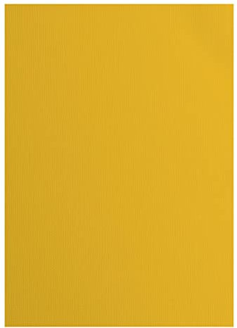Vaessen Creative 2928-009A4 Florence Cardstock Papier, Gelb, 216 Gramm/m², DIN A4, 10 Stück, Textur, für Scrapbooking, Kartenherstellung, Stanzen und andere Papierbasteleien