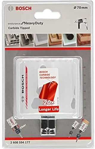 Bosch Professional Scie trépan au carbure de tungstène Endurance for Heavy Duty (Ø 70 mm, Accessoires pour perceuses)