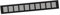 400x60mm Aluminium Braun Lüftungsgitter Stegblech Lüftung Alu-Gitter Gitter Möbelgitter Möbellüftung