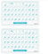 Russian Transparent Keyboard Stickers - 2 PACK for PC, Laptop, Computer Keyboards Choose Colour (Blue)
