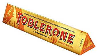 Toblerone Gingery Orange (360g Packung)
