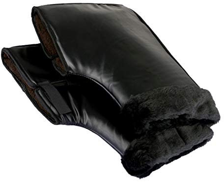 LIHAO Gants de Moto Hiver, Manchons Scooter Installé sur Guidon pour Protéger du Vent et du Froid en Hiver