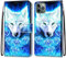 nancencen Kompatibel mit iPhone 11 Pro Max (6.5) Handyhülle, PU Leder Flip Cover Wallet Hülle (Anti-Fall) Anwendbar iPhone 11 Pro Max (6.5) - Weißer Wolf