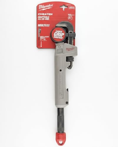 Milwaukee Cheater Adaptable Pipe Wrench Aluminium
