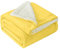 Mixibaby Hochwertige Wohndecken Kuscheldecken, extra Dicke warm Sofadecke/Couchdecke, Größe:150 cm x 200 cm, Farbe:Gelb