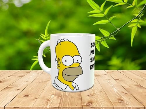 Genérico Taza personalizada frases Homer Simpson divertida solo porque no me importe no significa que no lo entienda regalo para amigos