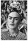 MJKO Corollated Frida Kahlo 1 Leinwand-Poster, Wandkunst, Dekoration, Bild für Wohnzimmer, Schlafzimmer, Dekoration, Rahmen-Stil, 30 x 45 cm