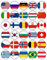 30x WORLD FLAGS MIXED OLYMPICS COUNTRIES EDIBLE PREMIUM CUPCAKE CAKE TOPPERS
