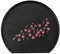 perfk Plateau de service à thé Style japonais Plateau de service Stockage Plat décoratif Assiette à sushi pour la maison Divertissement, Rond 22.5cmx20cm