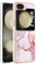 XINYEXIN Custodia per Samsung Galaxy Z Flip 5 5G / Samsung Z Flip 5 5G Cover Donna con Disegni Motivo Marmo Colorato, TPU Silicone Antiurto Protettiva Case - Oro rosa