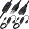 Xiatiaosann Cavo Prolunga USB con Pulsante On/Off, Cavo di Ricarica USB Maschio a USB Femmina Fornisce Dati e Alimentazione per PC, TV, Auto, Ventola USB, Strisce LED, Ecc. (Confezione da 2)