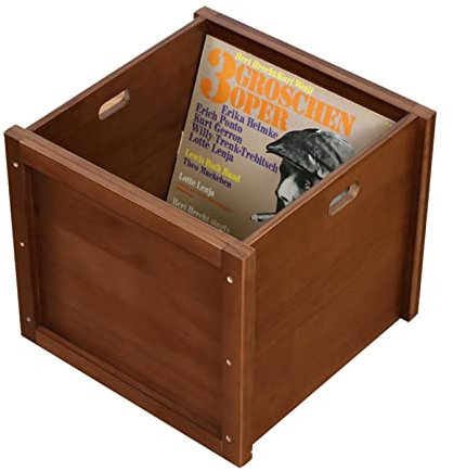 CD Halter Aufbewahrungskiste for Schallplattenalben, Vinyl-Schallplattenkiste, multifunktionale sichtbare Schallplattenhalterkiste, ideal for die Aufbewahrung von Vinyl-Schallplatten-LPs/Alben DVD Hal