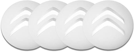 4 Stück Nabendeckel Aufkleber für Citroen C4 Grand Picasso Sedan C3 C5 Berlingo Jumper 56MM,Nabenkappen Abzeichen Sticker Auto Radnabenkappen Aufkleber Felgen Aufkleber Dekorationsaufkleber
