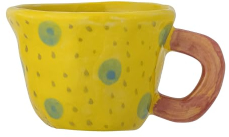 Bloomingville MINI Nini Tasse, Gelb, Steingut, T7,5xH7 cm, 100 ml