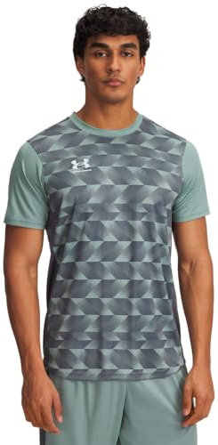 Under Armour Men's Challenger Train Short Sleeve Print, Fitted Men's T-Shirt with Graphic Print, Breathable and Fast-Drying T-Shirt for Men