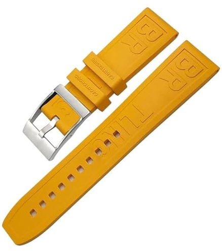 RWCCCRW 20 mm 22 mm 24 mm Gummiarmband Uhrenzubehör für Breitling SUPEROCEAN Avenger Color Armband Tauchsportarmband Armbänder
