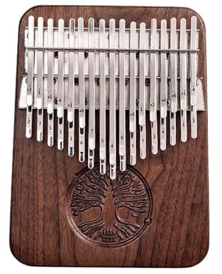 Kalimba-Daumenklavier Kalimba 34 Tasten Kalimba-Daumenklavier Aus Schwarzem Walnussholz Flache Kalimba-Platte Schlüssel Ohne Löcher