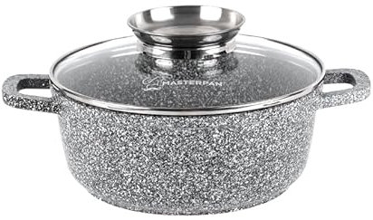 MASTERPAN Topf mit Deckel, 24cm, 4,5L, Antihaftbeschichtung MP2128