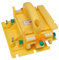 MICROJIG GRR-RIPPER PRO – Ultimate 3D Pushblock for Safety, Precision & Control | 3-Directional Force System | Includes SafeRip Kit | Ideal for Table Saw, Router Table & More, GR-200PRO, Yellow