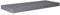 Velano - Bücherregal Wand - Wandregal 60x23,5 cm - Regal Wand - Schweberegal - Hängeregal - Regalbrett - Grau Eiche - Küchenregal - Bücherregal Kinder - Deko Wohnzimmer - Gewürzregal Wand