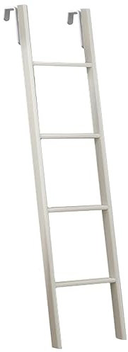Etagenbettleiter, Etagenleiter, Bettleiter für Hochbett, Schlafsaalbett, Bodenleiter für Etagenbett mit breiter Stufe und Hakenbefestigung (1,7 m 5,7 Fuß)