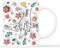 Cadeau Plus Mug Personnalisé Prénom - Mamie Maman Tenant Les Mains - Cadeau Mamie, Fete Des Meres Tasse, Mug Maman, Tasse Personnalisée Maman (Modèle 4)