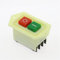 1 interruptor de taladro de columna LC3-5 LC3-10 CA 220/380 V 10 A, botón pulsador de bloqueo automático de encendido y apagado de entrada/salida(LC3-10)
