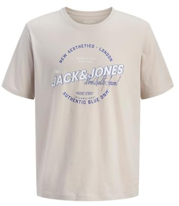 JACK & JONES Herren Jjelogo Tee Ss O-Neck 2 Col Ss26 Sn Jnr Jjelogo Tee Ss O-Neck 2 Col Ss26 Sn Jnr (1er Pack)