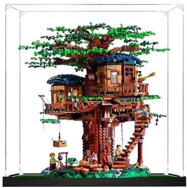 Acryl-Vitrine für Lego 21318 Baumhaus-Bauset, staubdichte Schaubox & Vitrine, Schaukasten, kompatibel mit Lego 21318, nur Vitrine (3 mm)