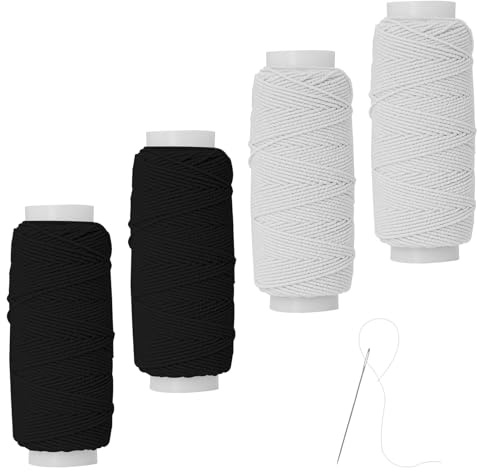 Quvxzy Elastisches Nähgarn, elastisches Garn für Armband, elastisches Nähen, kann für Kostüme verwendet werden, auch geeignet für Perlen-Armbänder, Halsketten