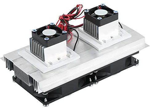 Hamwesh 12A 12V Thermoelectric Cooler, Semiconductor Refrigeration System, Easy to Wire, Fast, Practical for Mini Fridge, Mini Air Conditioner