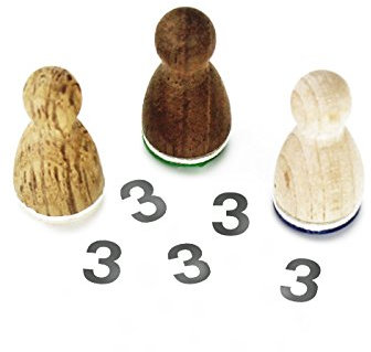 Stemplino Mini Stempel Nummer 3