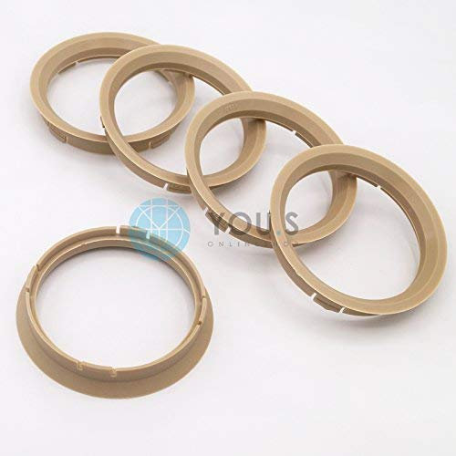 5 x ZENTRIERRINGE DISTANZRING für ALUFELGEN FZ26 74,1-67,1 mm CMS, DBV, Proline Wheels, Schmidt Revolution