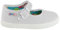 javer 62 - Mercedita Hebilla niños loneta. Calzado de Lona cómodo para niños. Niñas Color: Blanco Talla: 23