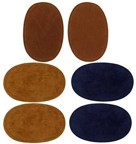 Sharplace 3 Paar Anschneidern Oval Ellenbogen/Knie Patches Jeans Reparatur schneidern Applique, Farbe 5