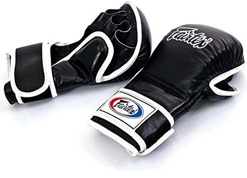 Fairtex MMA Sparrings Handschuhe, FGV15, schwarz, Freefight, Grappling Vale Tudo Größe XL