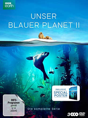 UNSER BLAUER PLANET II - Die komplette ungeschnittene Serie zur ARD-Reihe Der blaue Planet [3 DVDs] [Limited Collector's Edition- Version mit Poster) (exklusiv bei Amazon.de)