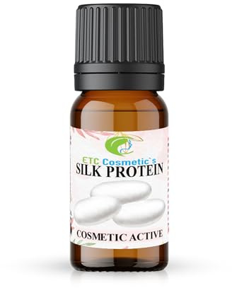 ETC Cosmetic`s Silk Protein - 12 gr - Cosmetic active - 100% Natural Origin - All type of hair and skin care products