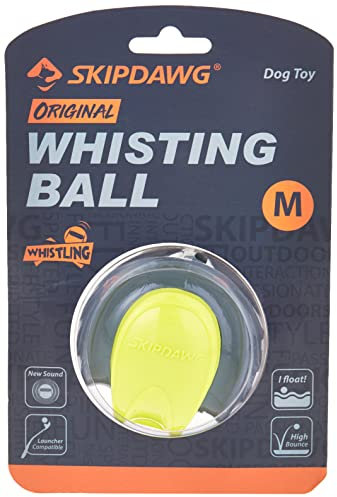 SKIPDAWG Original Whistling Ball Hundespielzeug Medium