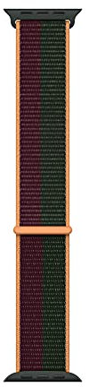 Apple Watch Sport Loop Ciliegia scuro/verde foresta (41 mm) - Regular