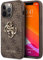 GUESS GUHCP13L4GMGBR Case for iPhone 13 Pro / 13 6.1 Inch Brown 4G Big Metal Logo