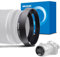 Paraluce da 77mm,Paraluce universale per fotocamera in metallo da 77mm Compatibile con tutte le marche del filtro da 77mm Ø obiettivi+Copriobiettivo da 77mm