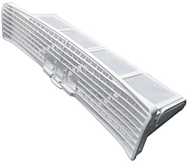 JCSPARES® - Filtro lanugine filacci bianco asciugatrice lavasciuga compatibile con Rex Electroux Zanussi