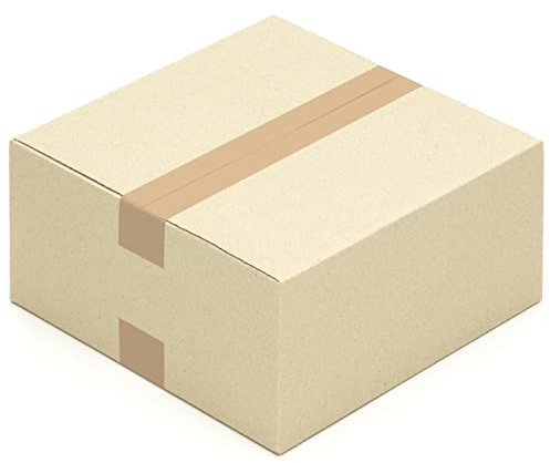KK Verpackungen® Graskartons 300x300x150 mm | 400 Stück, Versandkartons aus Graspapier | Ressourcenschonende Graspapier Kartons | Nachhaltig, kompostierbar & frei von Chemiezusätzen