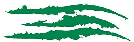 2 Stück Monster Klaue Auto Sticker Augenbrauen Scheinwerfer Aufkleber Wasserfeste Vinyl Autoaufkleber Dekoration ästhetischer Sticker(Grün)