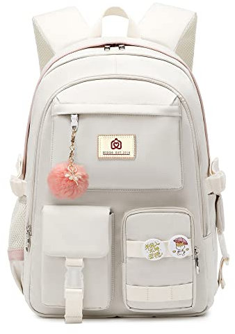 LIGUL Laptop Rucksäcke 15,6 Zoll Schultasche College Rucksack Anti Diebstahl Reise Tagesrucksack Große Büchertaschen für Teenager Mädchen Frauen Studenten