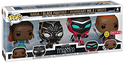 Funko Pop! Marvel: Black Panther Wakanda Forever 4pk (GW)(Exc), Collectible Vinyl Figure - 69112
